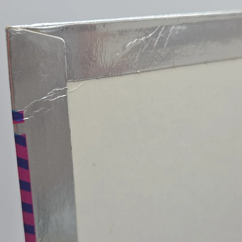 Shiny Vintage 1980s Mead Quick Silver Folders Rainbow Horse & Sports Car Retro